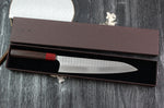 Couteau de chef japonais artisanal Yoshimi Kato Minamo SG2 Tsuchime 24cm