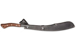 Machette Condor Parang 60940 lame noire 44,5cm manche en noyer avec étui en cuir