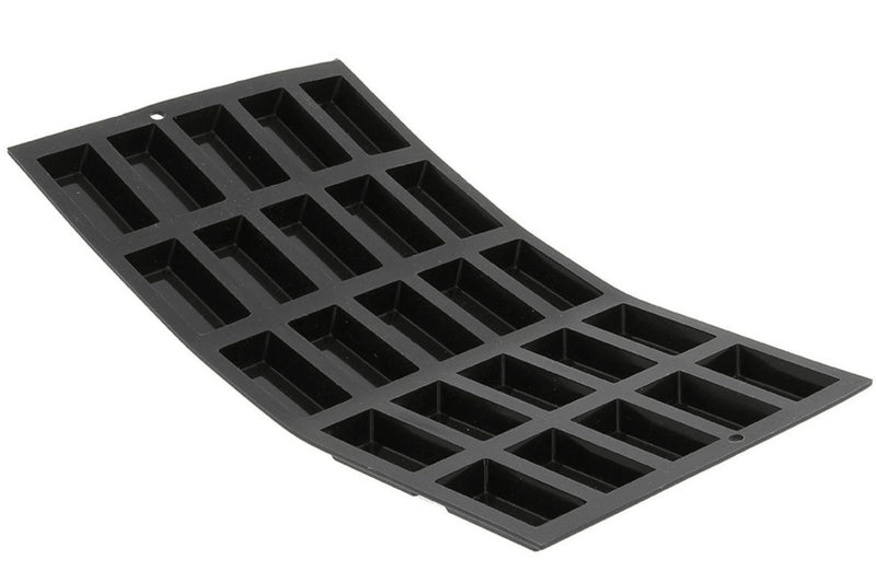 Moule pour 25 mini financiers De Buyer Moul'flex 1976.02 en silicone