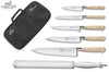 Mallette cuisine Sabatier Brocéliande 5 couteaux fabrication française + 1 fusil
