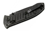 Couteau pliant Benchmade Presidio II 570SBK-1 lame noire semi-dentée 9,5cm avec clip de poche