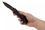 Couteau pliant Benchmade Presidio II 570SBK-1 lame noire semi-dentée 9,5cm avec clip de poche