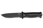 Couteau Gerber Strongarm Black GE003648 lame 12,2cm manche en nylon/fibres de verre noir avec étui