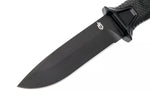 Couteau Gerber Strongarm Black GE003648 lame 12,2cm manche en nylon/fibres de verre noir avec étui