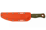 Couteau Benchmade Meatcrafter 15500-3 lame 15,4cm manche ajouré en G10 vert + étui boltaron