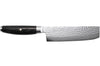Couteau nakiri japonais Yaxell Ketu lame 16,5cm manche en Pakkawood