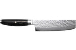 Couteau nakiri japonais Yaxell Ketu lame 16,5cm manche en Pakkawood