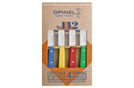 Coffret 4 couteaux d'office Opinel manches couleurs