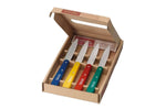 Coffret 4 couteaux d'office Opinel manches couleurs