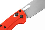 Couteau pliant Benchmade Taggedout 15535 manche en Grivory orange 11,8cm