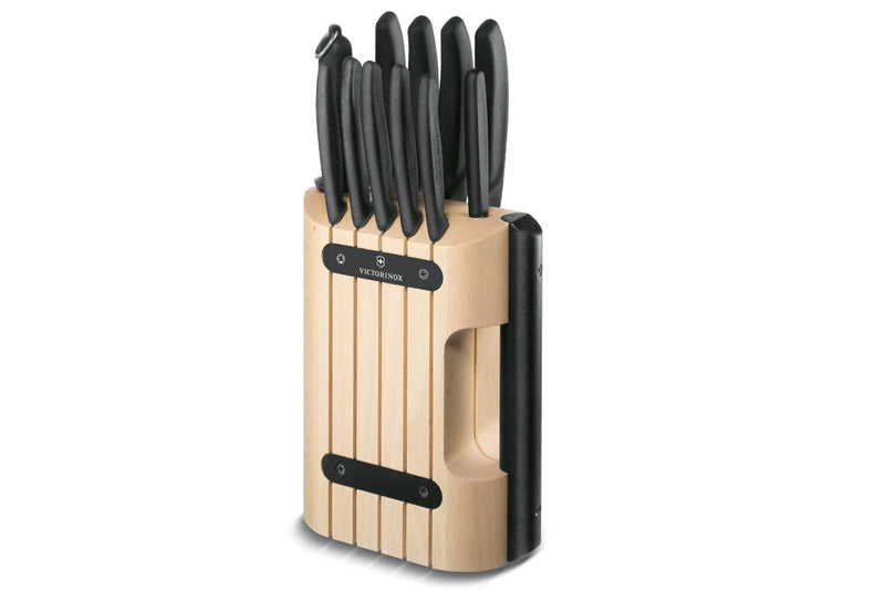 Bloc 11 couteaux de cuisine Swiss Classic Victorinox avec accessoires
