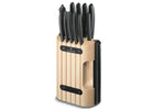 Bloc 11 couteaux de cuisine Swiss Classic Victorinox avec accessoires