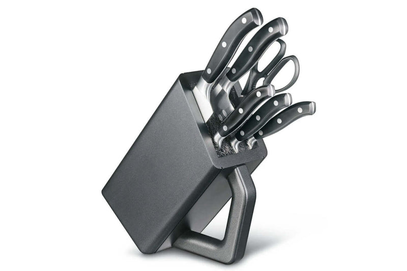 Bloc 5 couteaux de cuisine forgés Victorinox + ciseaux