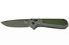Couteau pliant Benchmade Redoubt 430BK manche Grivory gris/vert 12cm