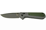 Couteau pliant Benchmade Redoubt 430BK manche Grivory gris/vert 12cm