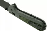 Couteau pliant Benchmade Redoubt 430SBK lame semi-dentelée manche Grivory gris/vert 12cm