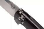 Couteau pliant Benchmade Arcane 490 manche aluminium noir 11cm