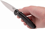 Couteau pliant Benchmade Arcane 490 manche aluminium noir 11cm