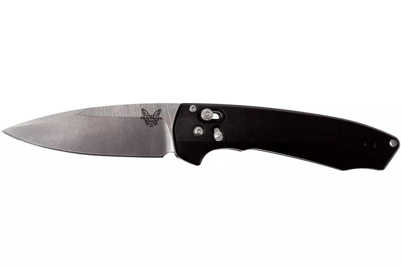 Couteau pliant Benchmade Arcane 490 manche aluminium noir 11cm