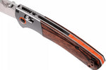 Couteau pliant Benchmade Mini Crooked River 15085-2 manche bois stabilisé 11cm