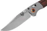 Couteau pliant Benchmade Mini Crooked River 15085-2 manche bois stabilisé 11cm