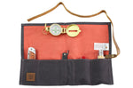Pochette Alaskan Maker Woodchuck pour couteaux pliants et montres - Charbon