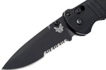 Couteau pliant Benchmade Tactical Triage 917SBK manche en G10 noir 12,4cm avec coupe ceinture