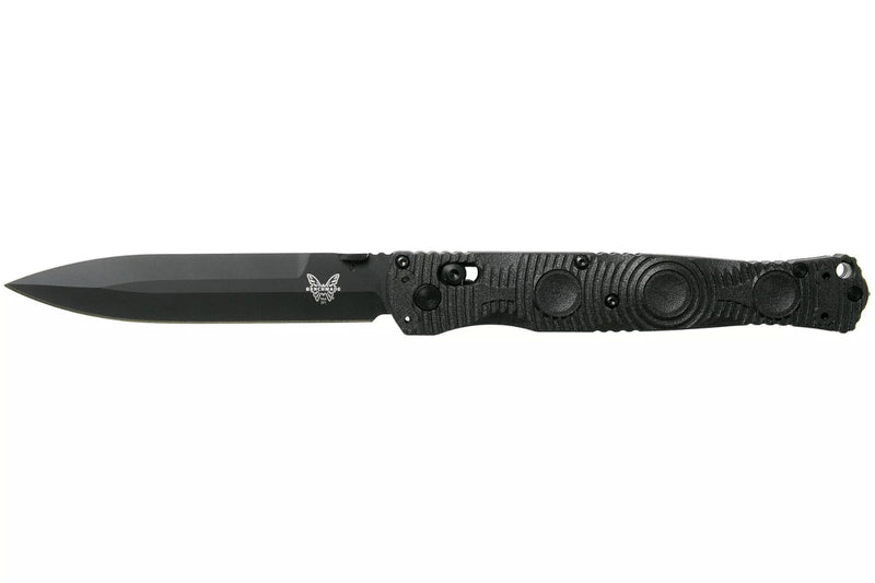 Couteau pliant Benchmade Socp Tactical Folder 391BK manche fibre de carbone CF-Elite® 14cm pic brise-vitre