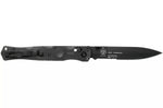 Couteau pliant Benchmade Socp Tactical Folder 391SBK lame dentelée manche fibre de carbone CF-Elite® 14cm pic brise-vitre