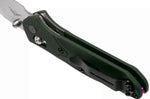 Couteau pliant Benchmade Mini Osborne 945 lame tanto manche aluminium anodisé vert 9cm