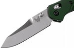 Couteau pliant Benchmade Mini Osborne 945 lame tanto manche aluminium anodisé vert 9cm
