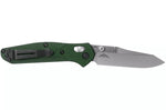 Couteau pliant Benchmade Mini Osborne 945 lame tanto manche aluminium anodisé vert 9cm