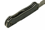 Couteau pliant multifonction Benchmade Weekender 317 double lame manche micarta/aluminium gris 9cm avec décapsuleur