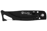 Couteau pliant Lug SP1TB noir mat manche en G10 et acier 11cm avec clip