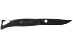 Couteau pliant Lug SP1TBB noir mat et bleu black titanium 11cm avec clip
