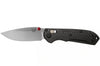Couteau pliant Benchmade Mini Freek 565-1 manche fibre de carbone noir 10cm avec clip