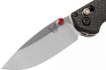 Couteau pliant Benchmade Mini Freek 565-1 manche fibre de carbone noir 10cm avec clip