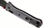 Couteau pliant Benchmade Bugout 535BK-4 manche aluminium anodisé gris 10,7cm