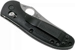 Couteau pliant Benchmade Mini Griptilian 555-S30V manche nylon renforcé de verre noir 9,8cm