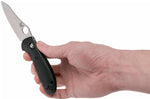 Couteau pliant Benchmade Mini Griptilian 555-S30V manche nylon renforcé de verre noir 9,8cm