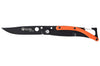Couteau pliant Lug SP1TO noir mat et orange black titanium 11cm avec clip