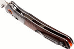 Couteau pliant Benchmade Crooked River 15080-2 manche bois 13,5cm