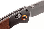 Couteau pliant Benchmade Crooked River 15080-2 manche bois 13,5cm