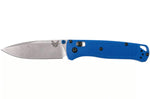 Couteau pliant Benchmade Bugout 535 manche Grivory bleu 10,7cm