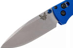 Couteau pliant Benchmade Bugout 535 manche Grivory bleu 10,7cm