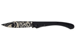 Couteau pliant Lug Bad boy LUC63LTB2LC manche en G10 et acier noir 12cm