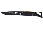 Couteau pliant Lug SP1TJN manche en G10 noir et jaune 11cm avec clip
