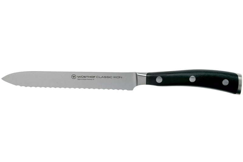 Couteau à saucisson Wüsthof Classic Ikon forgé 14cm