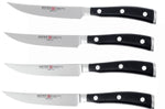 Coffret 4 couteaux à steak Wüsthof Classic Ikon forgé 11,5cm
