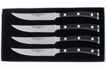 Coffret 4 couteaux à steak Wüsthof Classic Ikon forgé 11,5cm